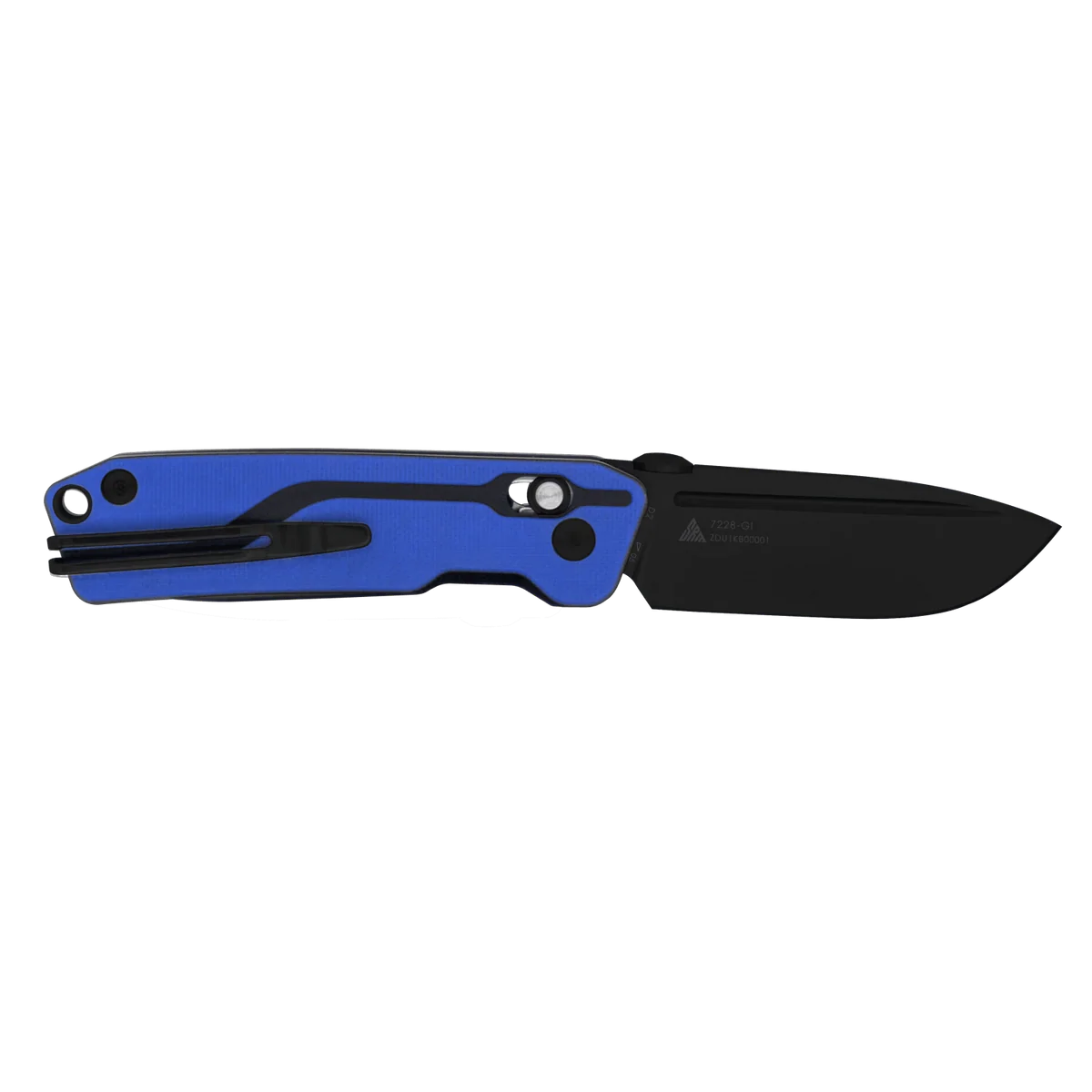 SRM Rubik 7228-GI Folding Knife – D2 Blade | G10 Handle | Ambi Lock