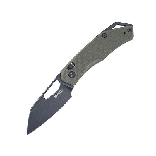 SRM Cub 261M-GB Small EDC Folding Knife in 154CM with Ambi Lock