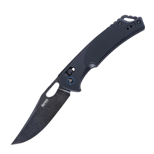 SRM Ambi Lock Folding Knife Retreiver 9201-GW (D2 Blade, G10 Handle)