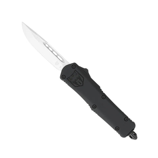 CobraTec Small FS-3 Black (Cerakote) — Dual Action OTF, D2 Blade