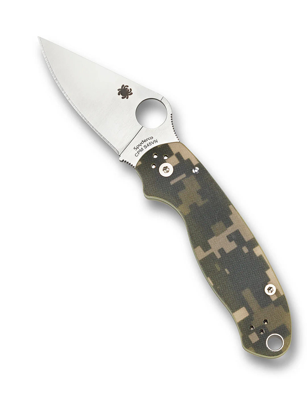 Spyderco Para 3 Compression Lock Knife Digi Camo G-10 (3" Satin) C223GPCMO