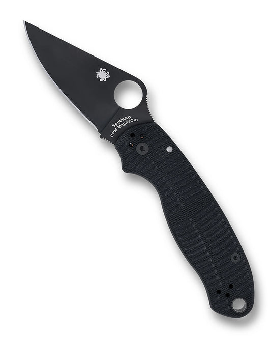 Spyderco Para 3 Salt Black CPM MagnaCut G-10 Handle Compression Lock