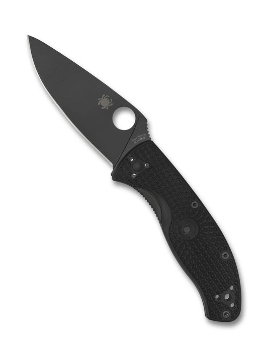 Spyderco Tenacious Lightweight Folding Knife FRN 3.375" Black Blade C122PBBK