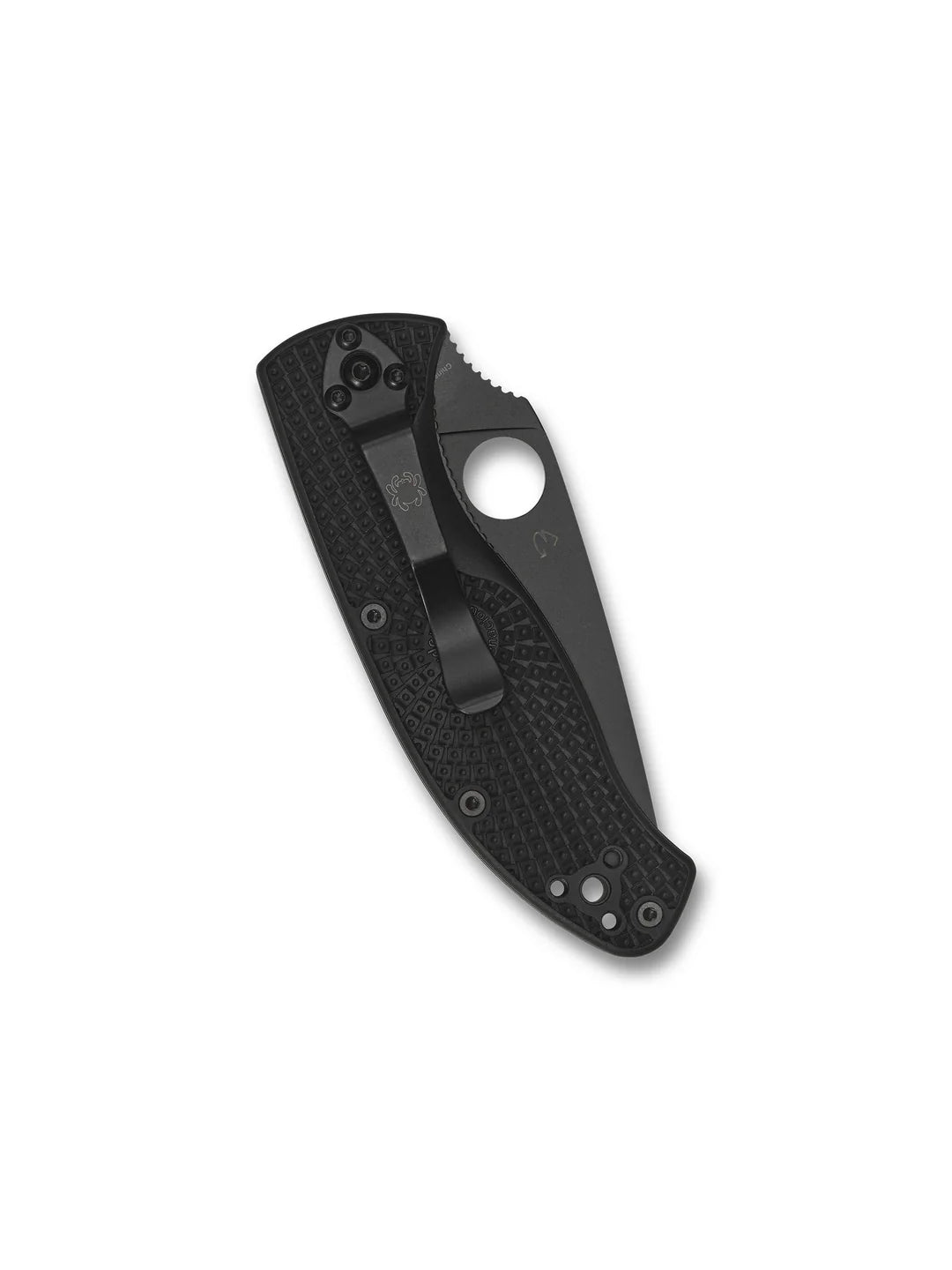 Spyderco Tenacious Lightweight Folding Knife FRN 3.375" Black Blade C122PBBK