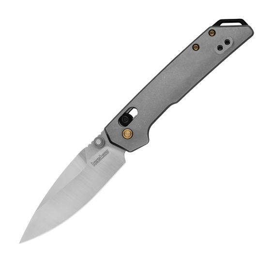 Kershaw Mini Iridium DuraLock Knife Titanium 3" Stonewash S35VN Blade 2025TI