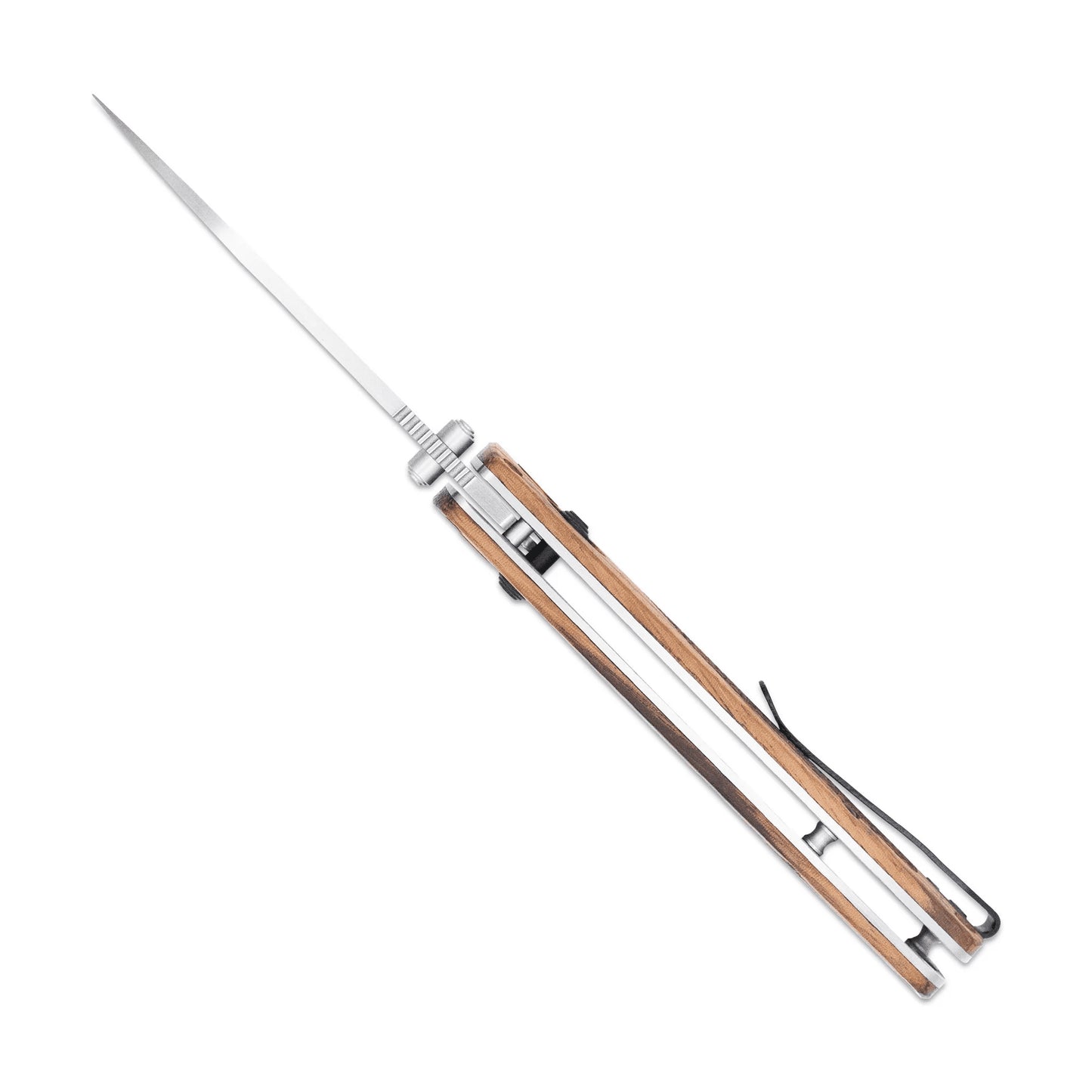 CobraTec Zebrawood Bar Lock Knife – Rugged Utility with Refined Style