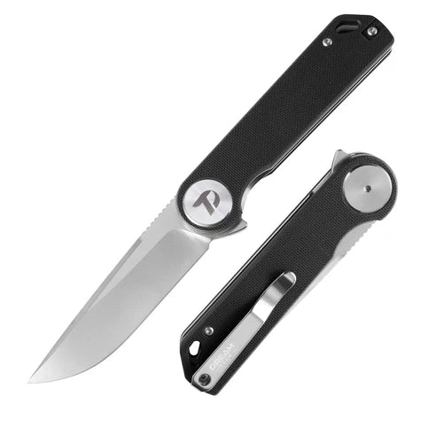 DreamTech 3.27" D2 Drop Point G10 Folding Knife D3897GB