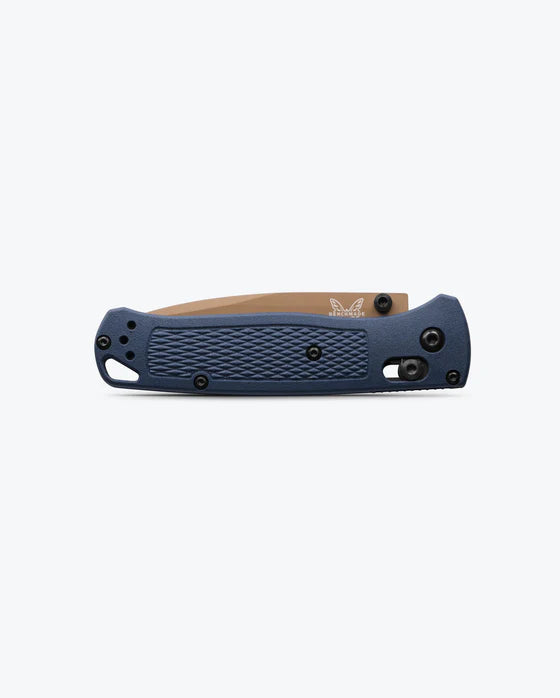 Benchmade Bugout® Folding Knife – Crater Blue Grivory® w/ Flat Earth S30V Blade 535FE-05