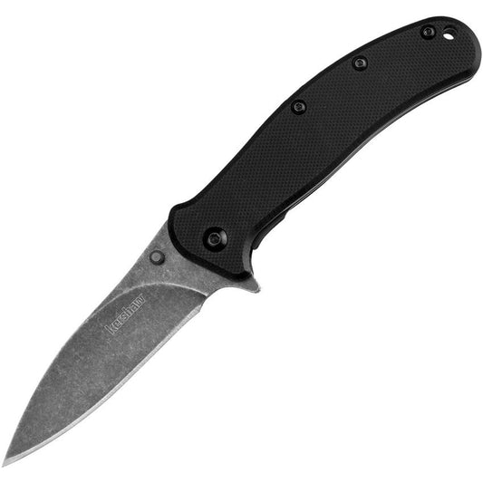 Kershaw Zing 1730BWH3X A/O Black G10 Folding 8Cr13MoV Pocket Knife 1730BWH3X