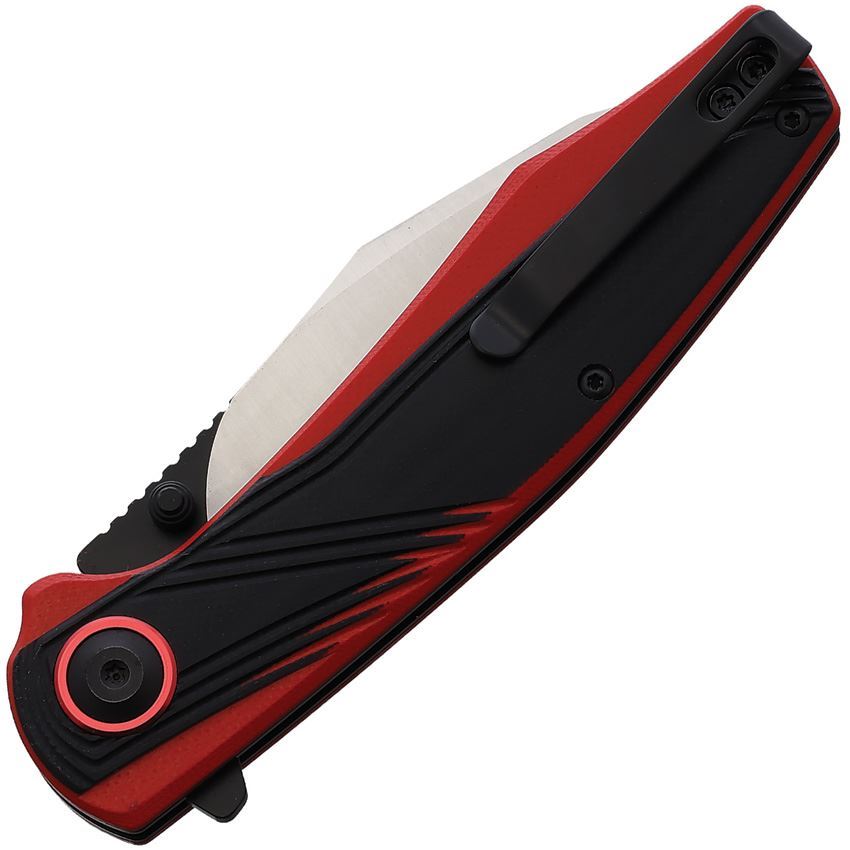 Rough Rider 2534 Assist Open Linerlock Knife Black/Red