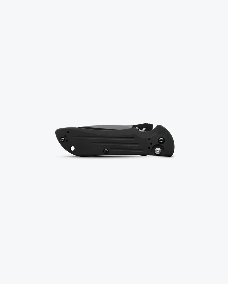 Benchmade Auto Stryker Automatic Knife Black Aluminum Handle (3.6" Black Serrated Tanto Blade) 9101SBK