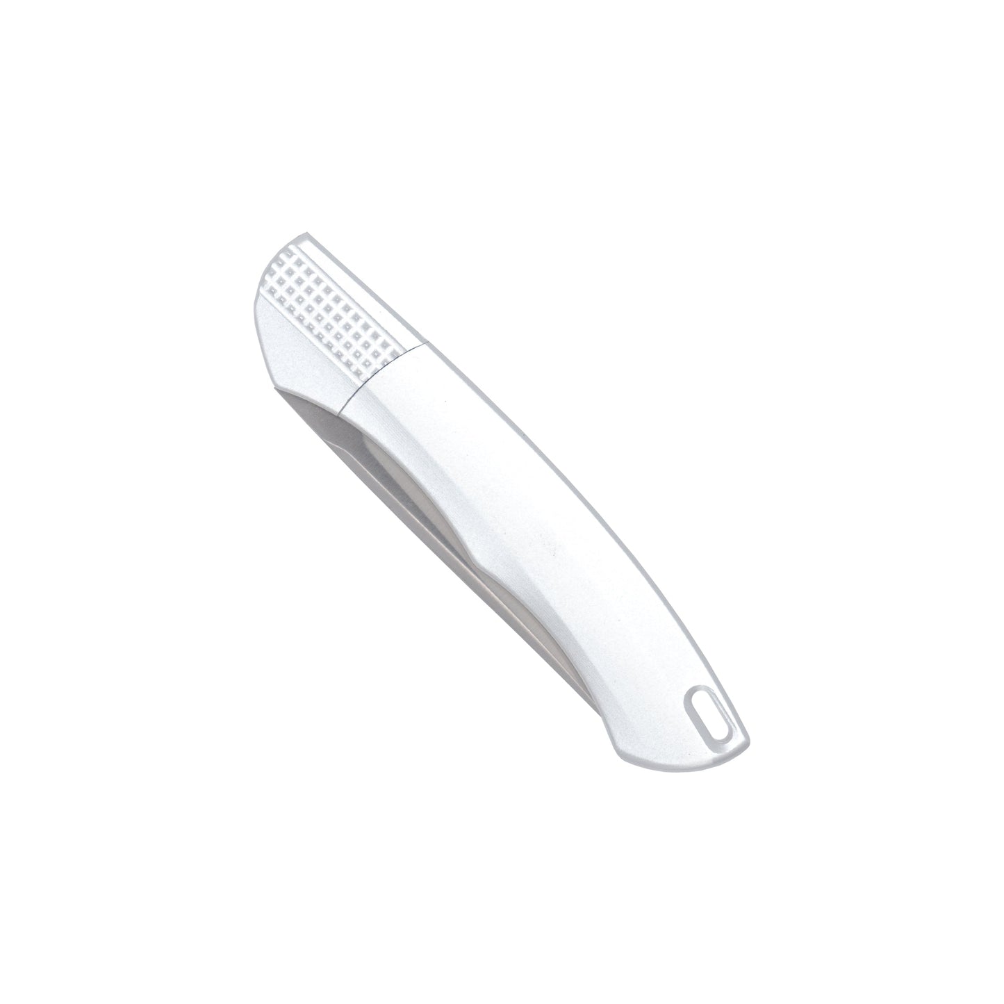 CobraTec Savage Hidden Release Knife – Silver M390 Premium EDC Folding Knife CTSAVDNSM390