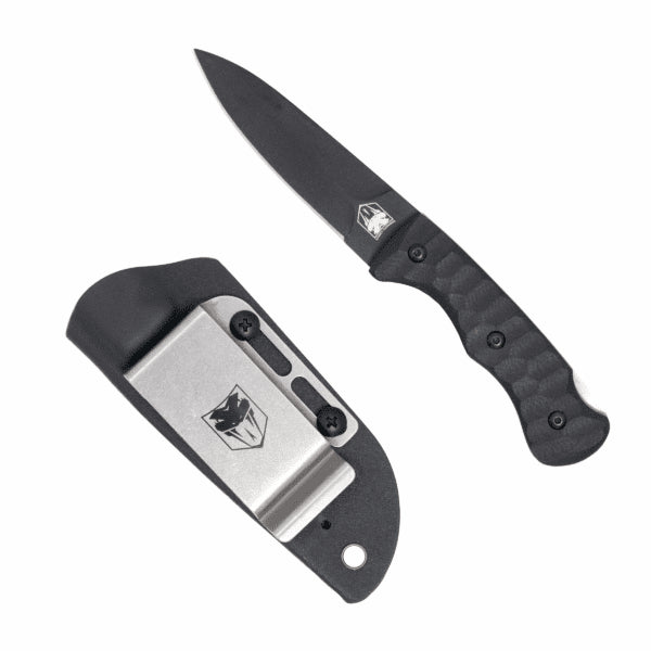 CobraTec G-10 Folding Push Dagger – Black Coated D2 Steel Fg10PD