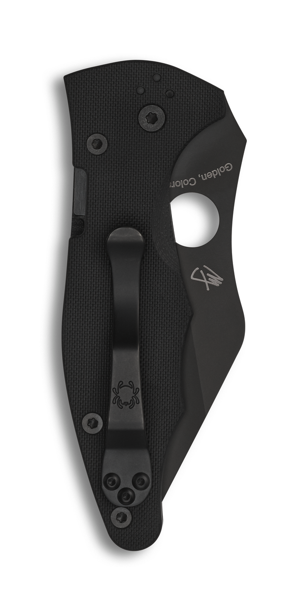 Spyderco Yojimbo 2 Black G-10 Compression Lock CPM S30V Pocket Knife C85GPBBK2