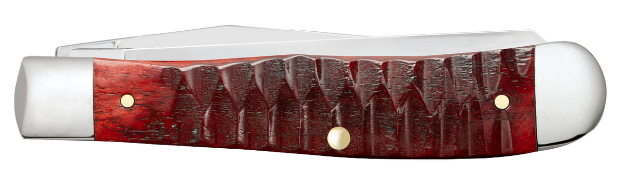 Case XX Trapper Gator Jigged Old Red Bone Pocket Knife – Tru-Sharp Stainless Steel 51540