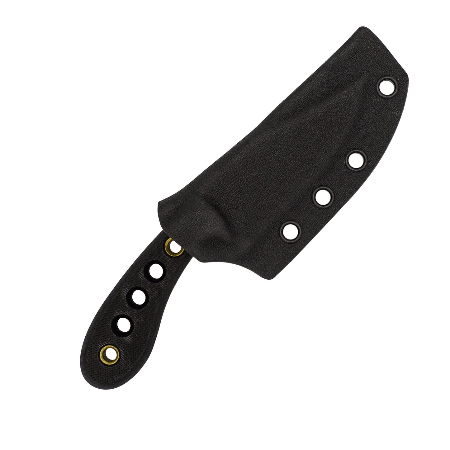 CobraTec Pocket Bowie G10 Fixed Blade Knife – VG10 Tactical EDC Bowie Knife CTPBWG10