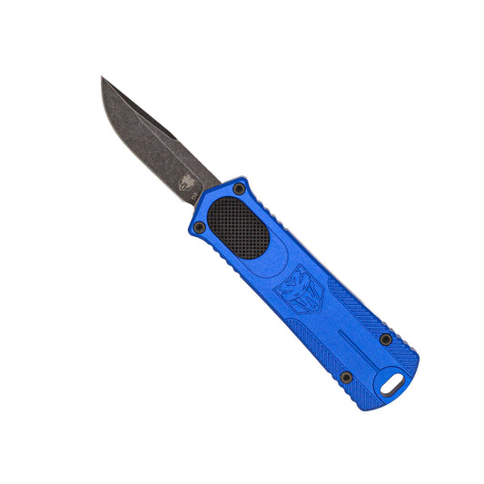 CobraTec California OTF 952 Gen II - Blue Drop Not Serrated CALI952GEN2BLUDNS