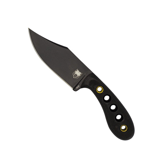 CobraTec Pocket Bowie G10 Fixed Blade Knife – VG10 Tactical EDC Bowie Knife CTPBWG10