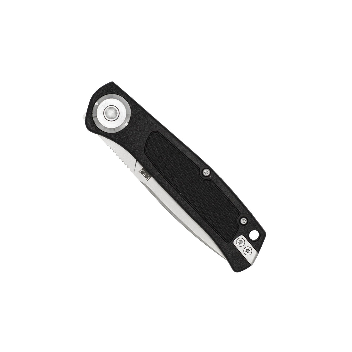 EDC Scout Push Button Automatic Knife 3.125" VG-10 Blade Black Grivory Handle CTSCTGRVBLKAUTO