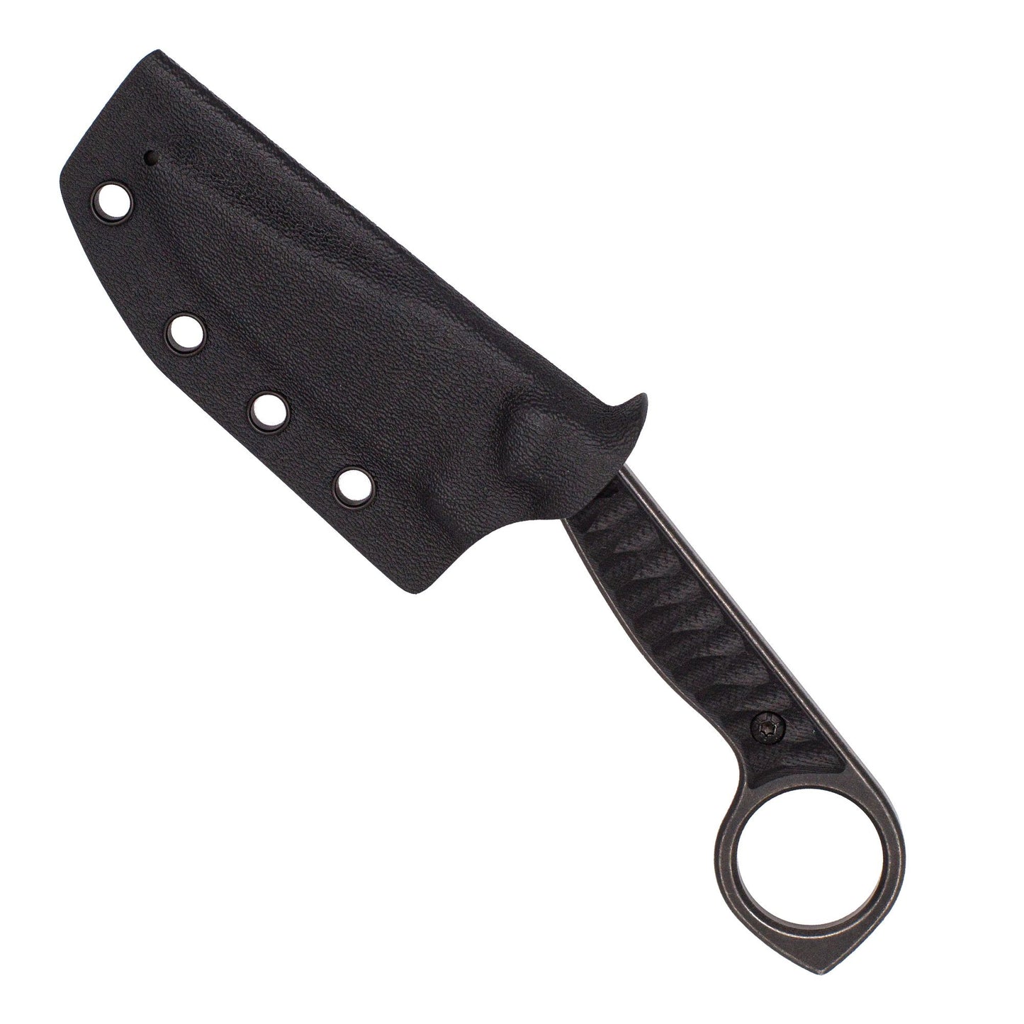 CobraTec Wolfteeth Clip Point Folding Knife Black 14C28N Blade G10 Handle CTWLTBLKCLP