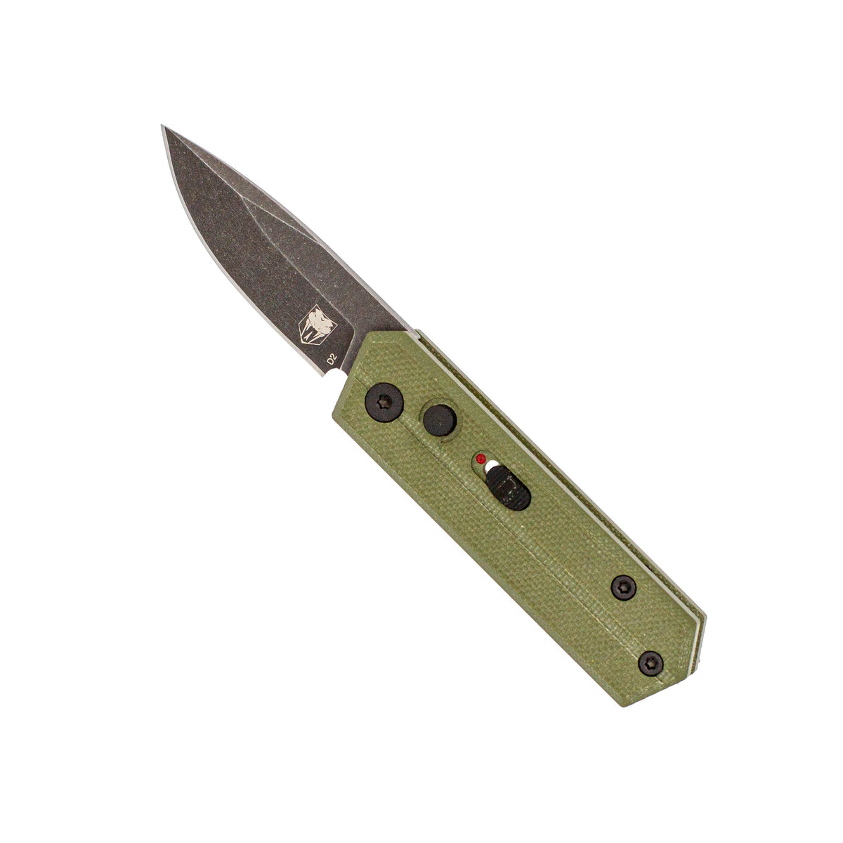 Cobratec StingerSide Mini Automatic Knife 1.9" Blade OD Green G10 Handle CTSTRODG