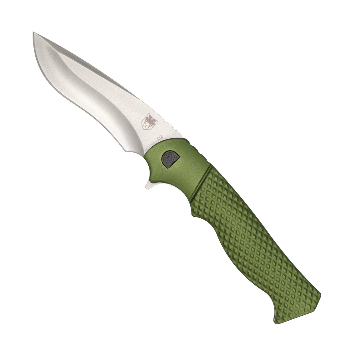 CobraTec Vandal Blade Folding Knife D2 Steel Blade OD Green Aluminum Handle 8.61" CTVDLODG