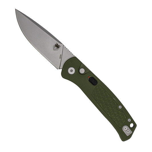 CobraTec Recon Automatic Knife – OD Green VG10 Blade EDC Pocket Knife CTRECODG