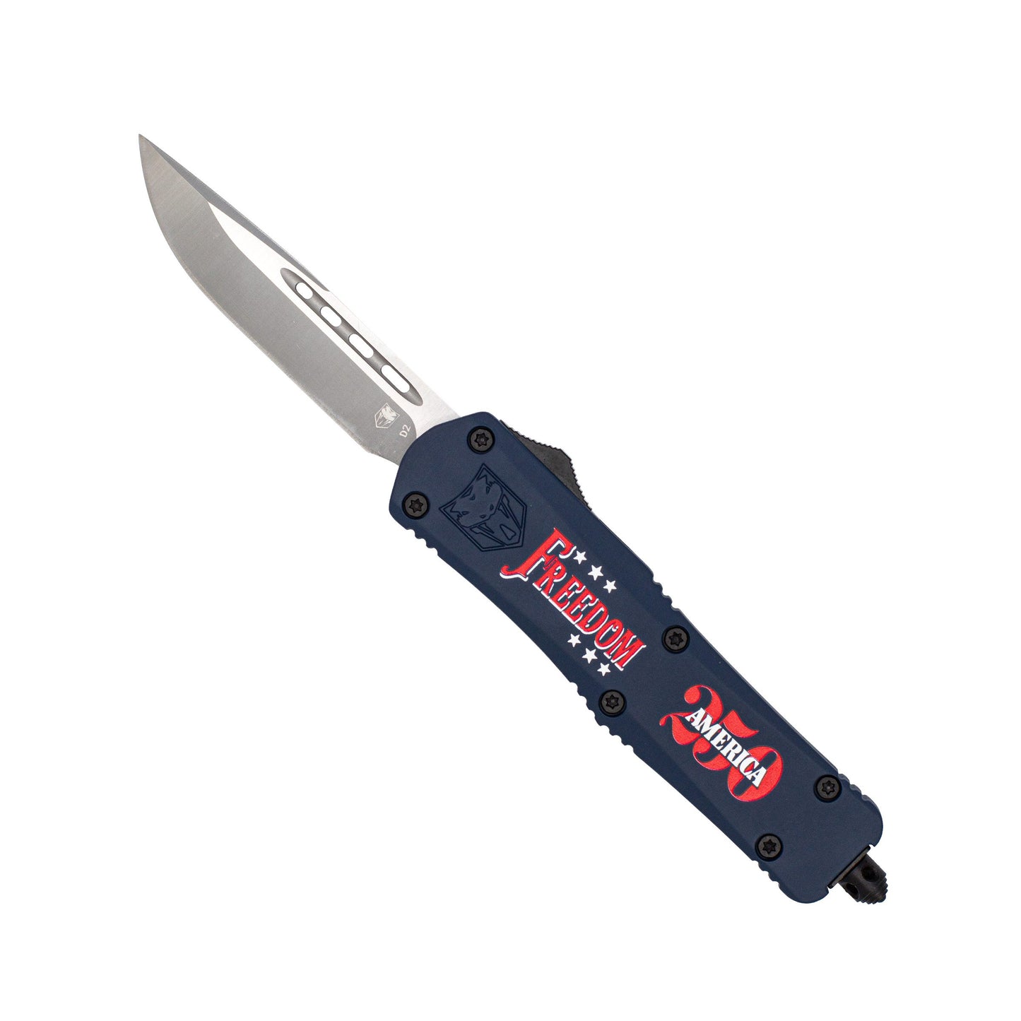 CobraTec Medium Freedom FS-3 OTF Knife (Cerakote) – Dual Action D2 Steel Tactical Knife MFDM250FS-3DNS