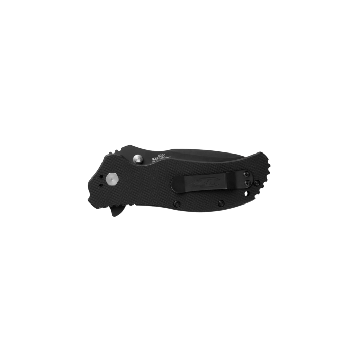 Zero Tolerance 0350 Assisted Opening Knife Black G-10 3.25" Black Blade