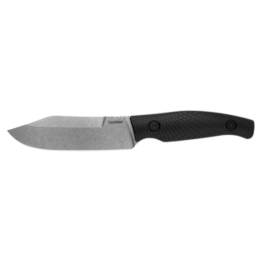 Kershaw Camp 5 Fixed Blade Knife Black FRN (4.75" Stonewash) 1083