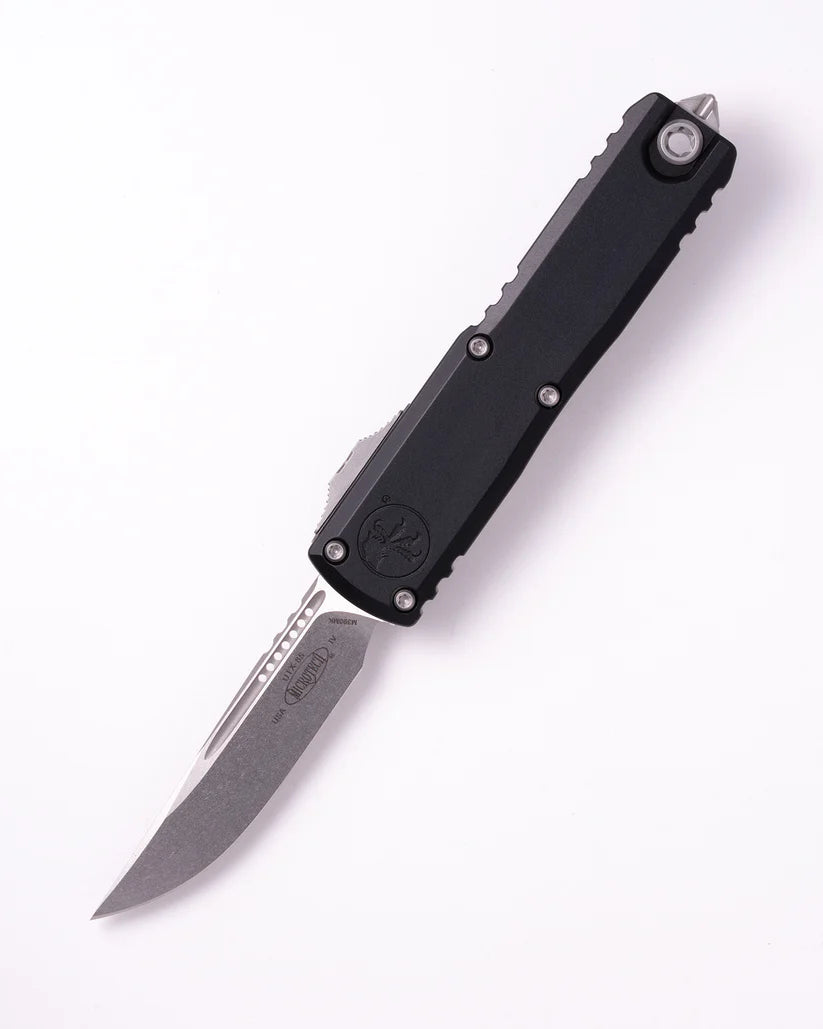 Microtech UTX-85 GEN IV S/E STONEWASH STANDARD BLACK (12314-10)