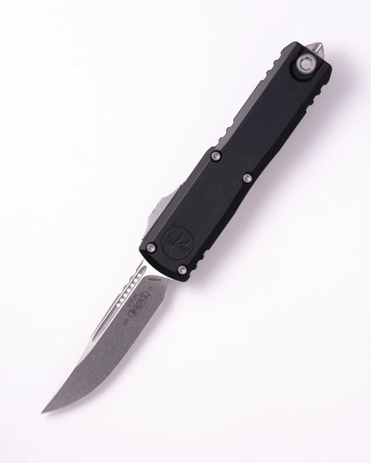 Microtech UTX-85 GEN IV S/E STONEWASH STANDARD BLACK (12314-10)