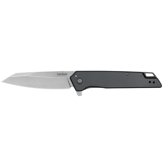 Kershaw Misdirect XL Folding Knife 4Cr14 Stonewashed Blade Gray Stainless Steel Handle 1441