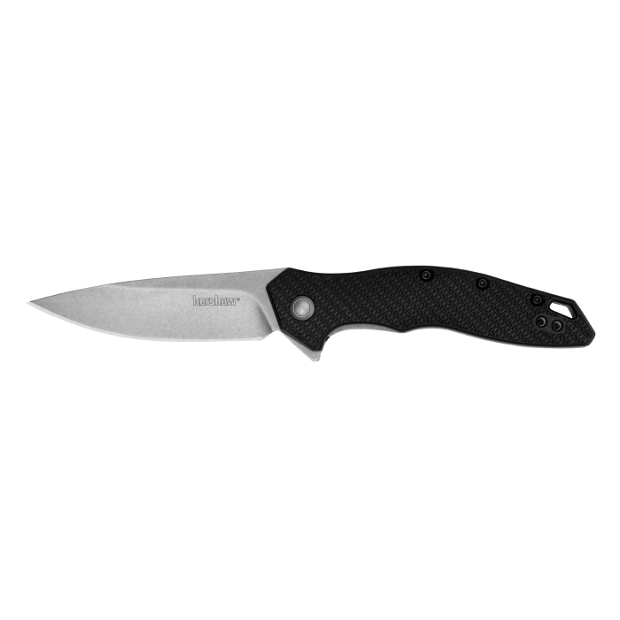 Kershaw Shoreline Assisted Folding Knife  Black GF Nylon (Model 1845)