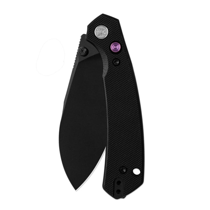 Miguron Hovor 3.3" Black PVD 19C27 G10 Folding Knife MGR828GB