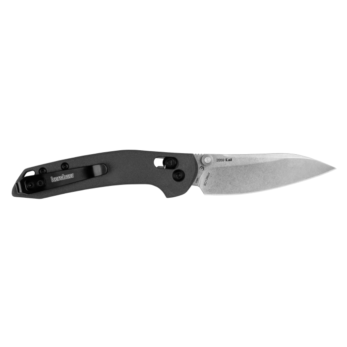 Kershaw Duster Folding Knife – DuraLock  Charcoal Gray GF Nylon  2059