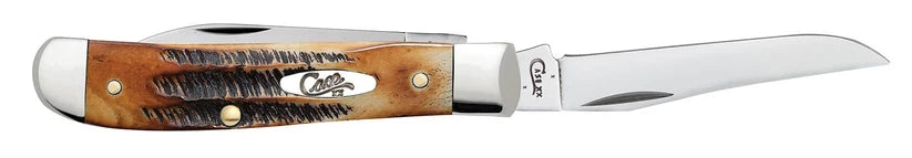 Case XX Mini Trapper 6.5 Bonestag Pocket Knife – Tru-Sharp Stainless Steel 65305