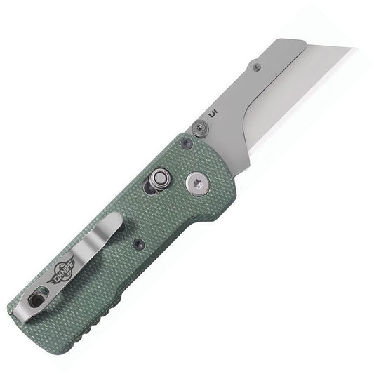 Oknife U1GM Otacle U1 Rail Lock Knife Green Micarta OKNU1GM