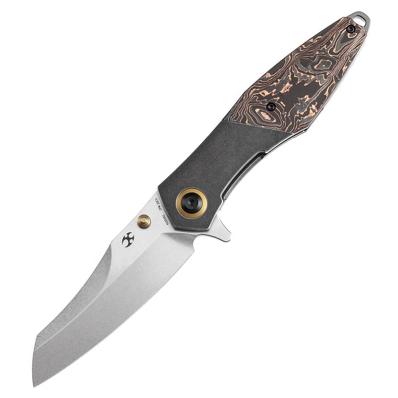 KANSEPT Mistaken Thumb Stud Flipper Blackwash Titanium Copper Carbon FiberK1053A1