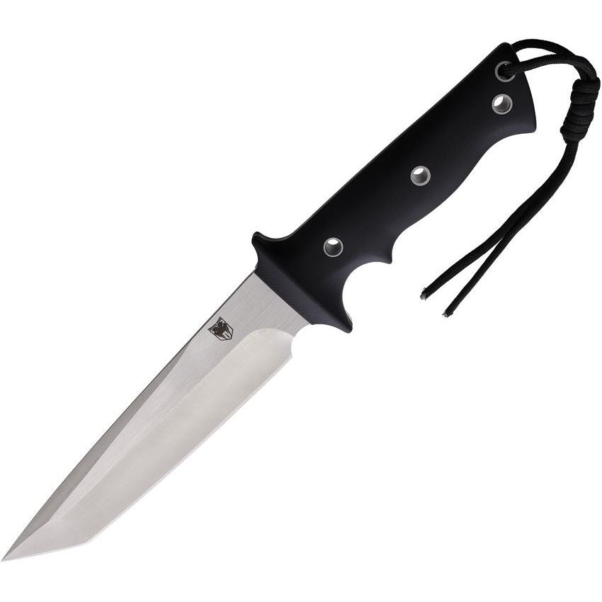 Cobratec Renegade Satin Fixed Blade Knife Black G10 Handles CBTR440CTNS