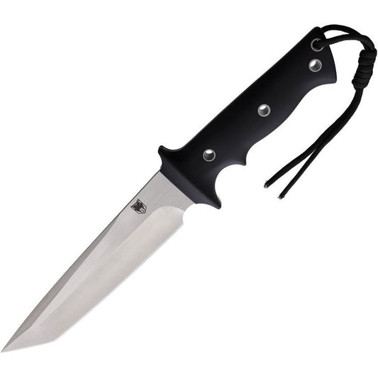 Cobratec Renegade Satin Fixed Blade Knife Black G10 Handles CBTR440CTNS