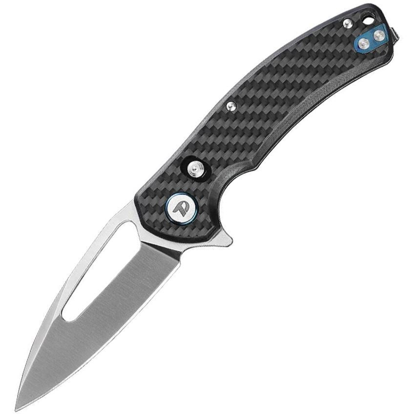 Dreamtech 3444CF D2 Carbon Fiber Axis Lock Folding Knife DTK3444CF