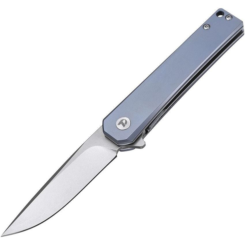 Dreamtech 4286BL VG-10 Blue Titanium Linerlock Folding Knife DTK4286BL