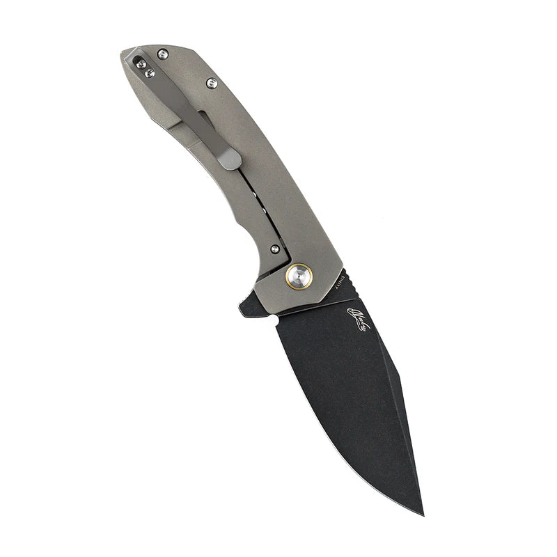 KANSEPT Entity Flipper Knife – Silicon Carbided Titanium, CPM-S35VN K1036B2