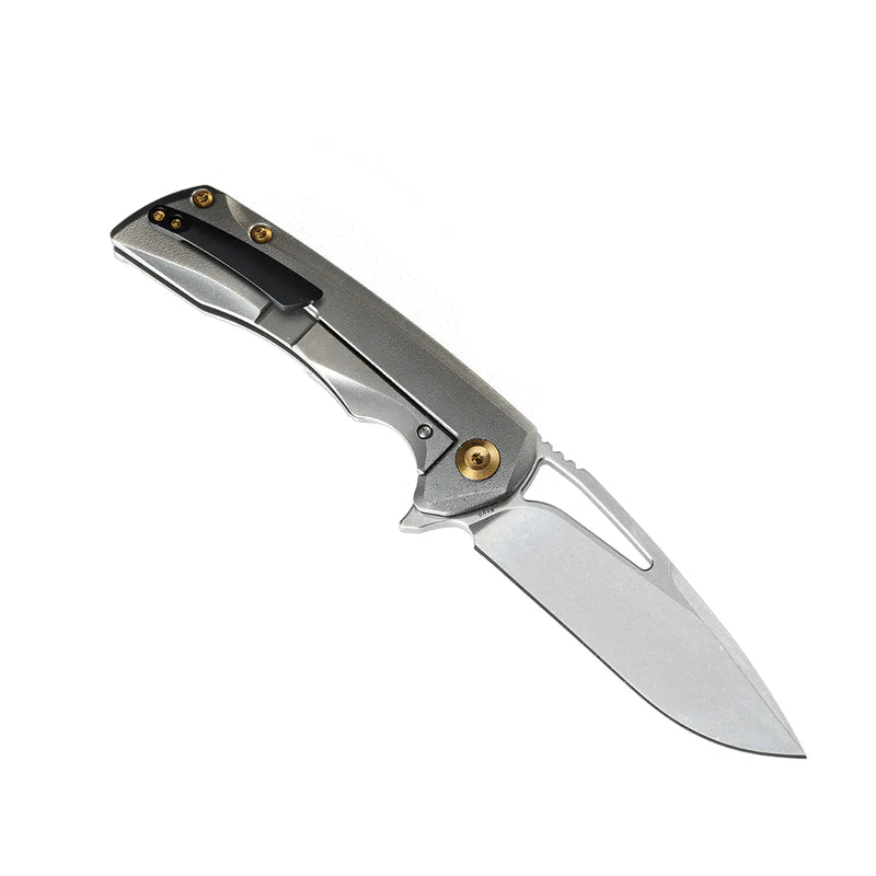 KANSEPT Kryo Thumb Hole Folding Knife – Titanium Frame Lock (K1001A1)