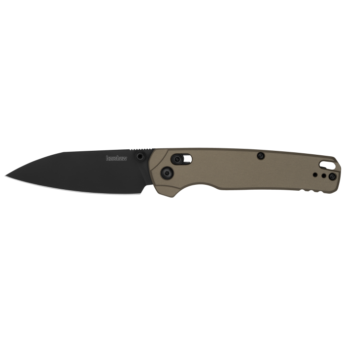 Kershaw Bel Air XL FDE CPM M4 Folding Knife Black PVD Blade 6110FDE