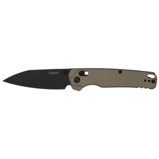 Kershaw Bel Air XL FDE CPM M4 Folding Knife Black PVD Blade 6110FDE