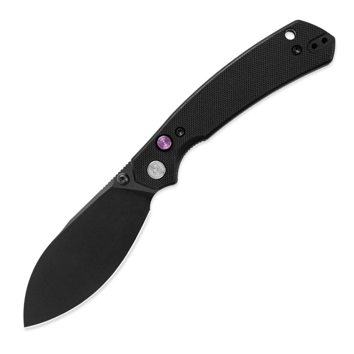 Miguron Hovor 3.3" Black PVD 19C27 G10 Folding Knife MGR828GB