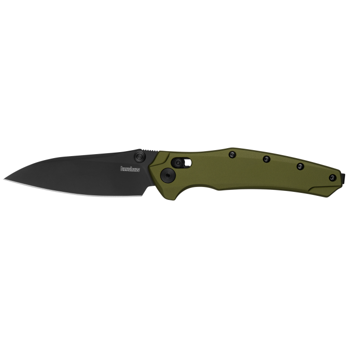 Kershaw Bareknuckle – DuraLock  OD Green Aluminum w/ Black PVD MagnaCut Blade  6777