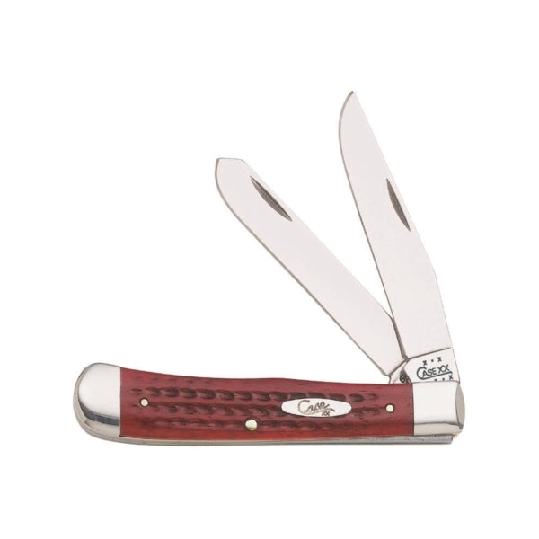Case® Trapper Folding Pocket Knife – Red Bone Handle, Tru-Sharp™ Stainless 783